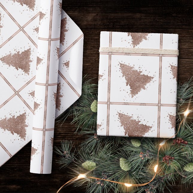 Posh Julgran | Glam Ro Guld Luxurious Presentpapper (Skapare uppladdad)