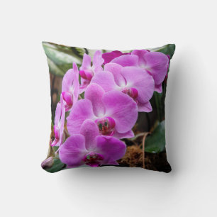 Posh Lila Orchids Dekorativ kudde