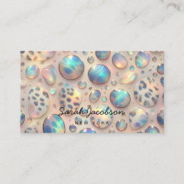 Posh Lyx Opal Iridescent Stil Visitkort