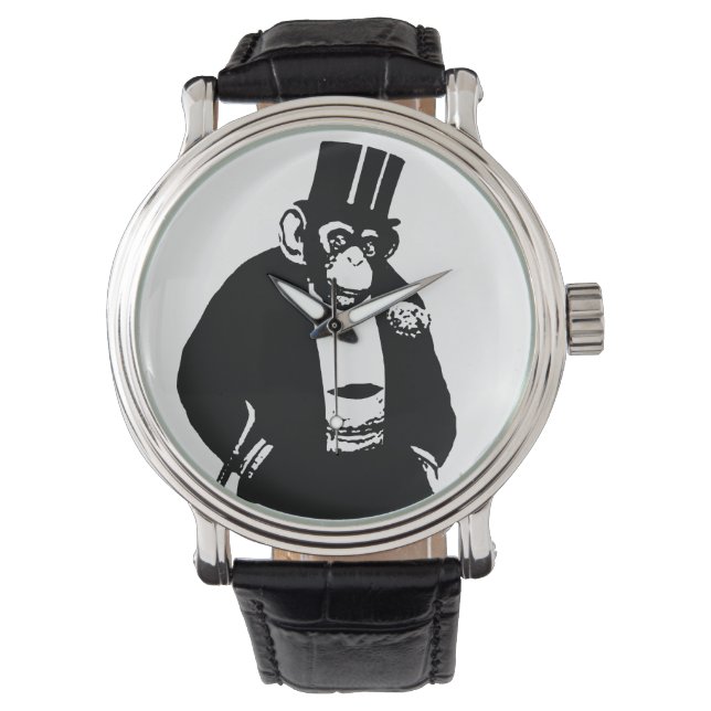 Posh Monkey Watch Design Armbandsur (Framsida)