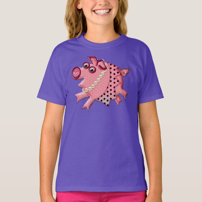 Posh Piggy T-shirt (Framsida)