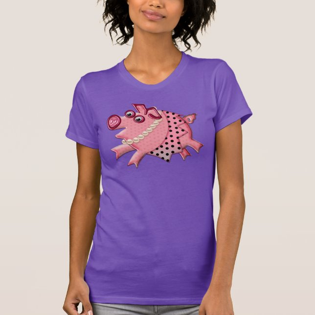 Posh Piggy Tee (Framsida)