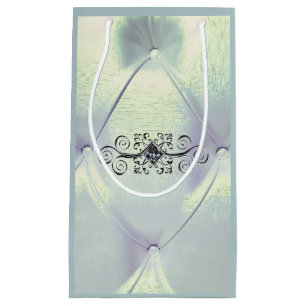 Posh pintuck satin ser blå silver