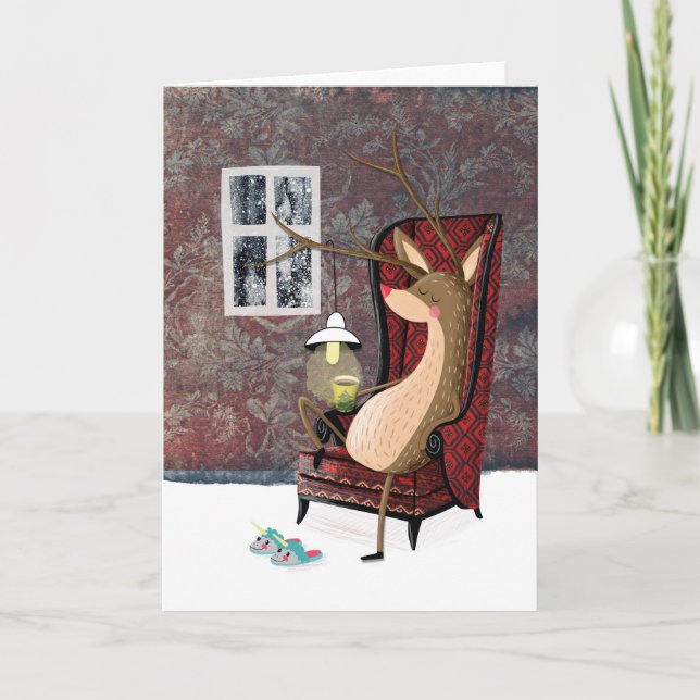 Posh ren helgkort (Framsida)