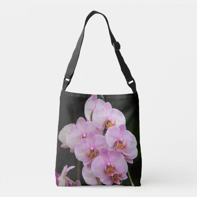 Posh Rosa Orchids Axelväska (Baksida)