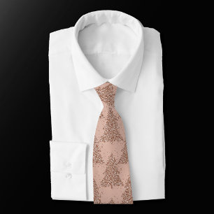 Posh Träd Mönster   Glam Ro Guld  jul Slips