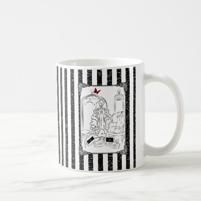 Posh Wardrobe Stripe-rum Kaffemugg (Höger)