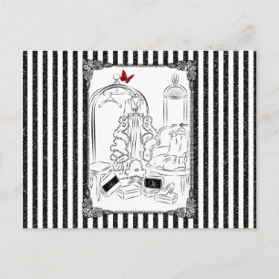 Posh Wardrobe Stripe-rum Vykort