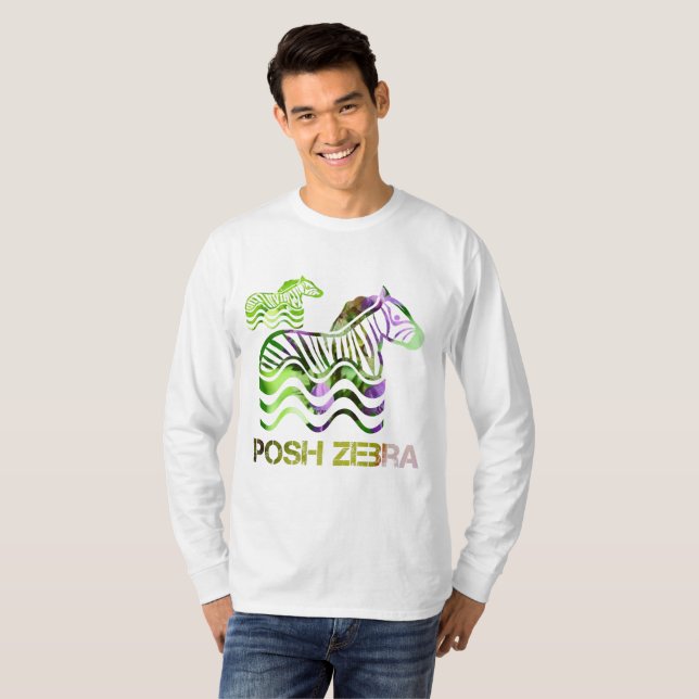Posh zebra t shirt (Hel framsida)