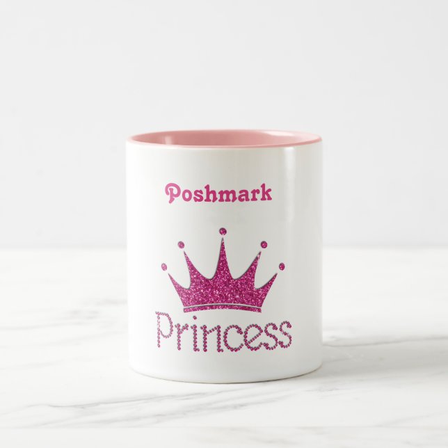Poshmark Princess Kaffe Råna Två-Tonad Mugg (Center)