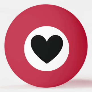 Pösig hjärta pingisboll