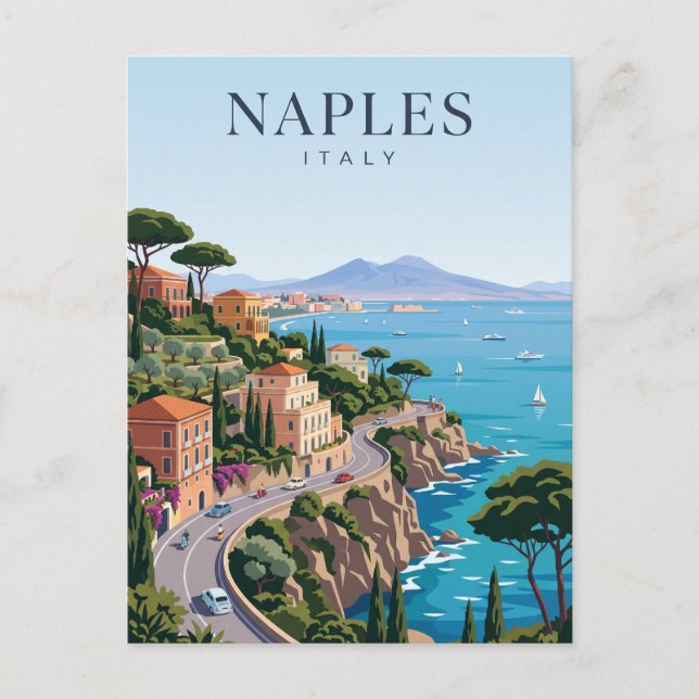 Posillipo Italien Vykort (Framsida)