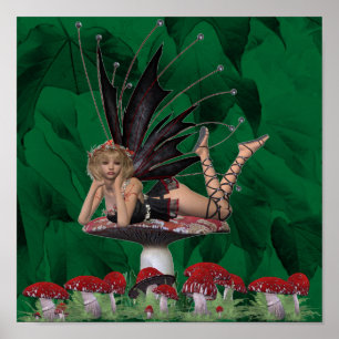 Posing Fairy Poster