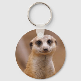 Posing Meerkat Nyckelring