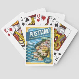 POSITANO AMALFI COASTPLAYING CARDS CASINOKORT