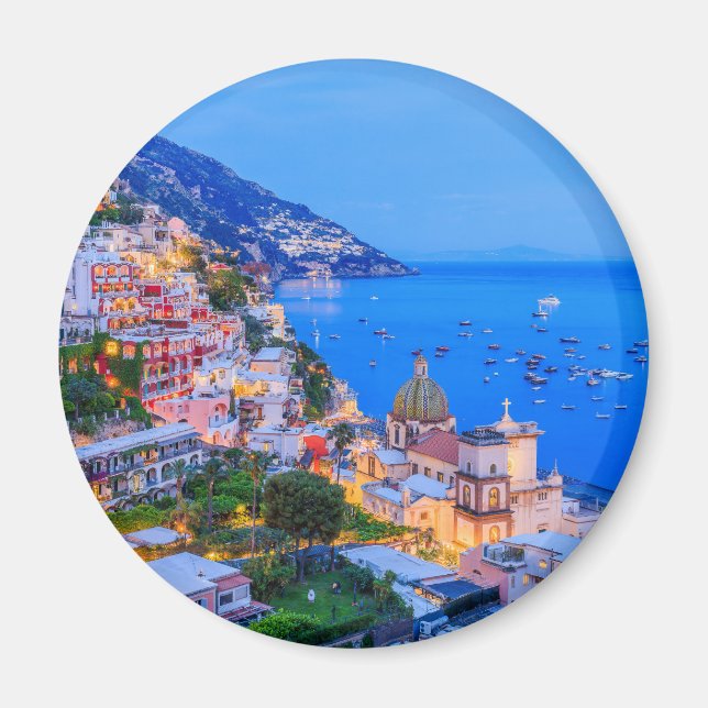 Positano, Amalfi Kusten, Italien. Magnet (Framsidan)