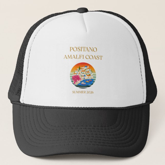 Positano Amalfi-kusten Sommar 2026 Hatt Keps (Framsida)