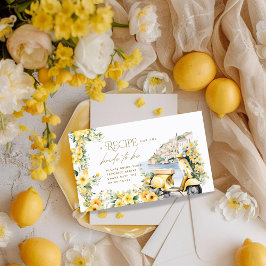 Positano Amalfi Vespa-Möhippa för receptkort Tilläggskort