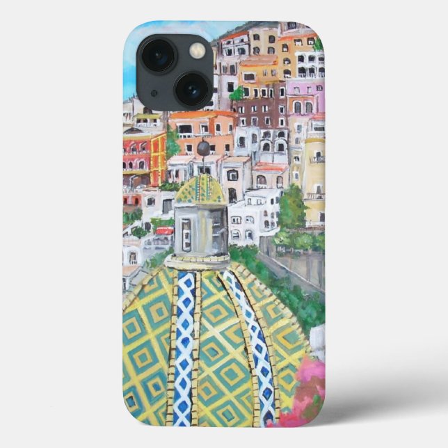 Positano, Apple iPhone X, Knappt där Phone Case (Baksida)