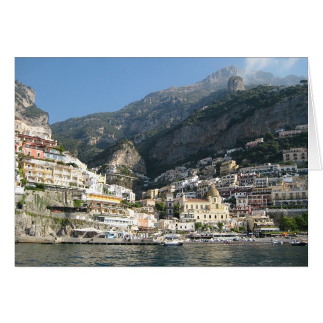 Positano Beauty Hälsningskort (Framsidan Horizontal)