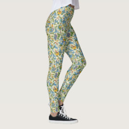 Positano-Blommigt Leggings