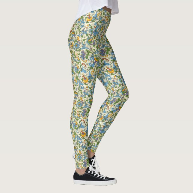 Positano-Blommigt Leggings (Höger)