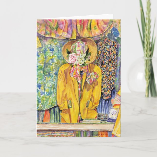 Positano dam Notecards Kort (Framsida)