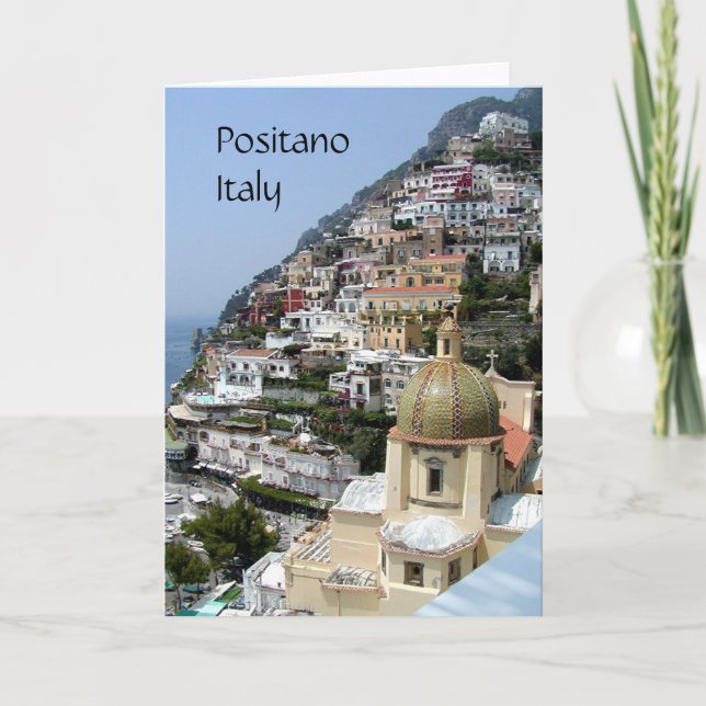 Positano - 'Duomo'en Kort (Framsida)