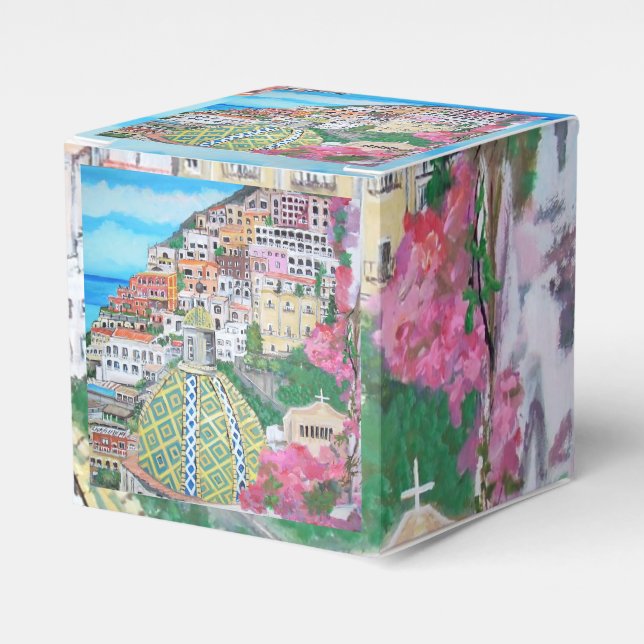 Positano Favor Boxes Presentaskar (Framsidan Sidan)