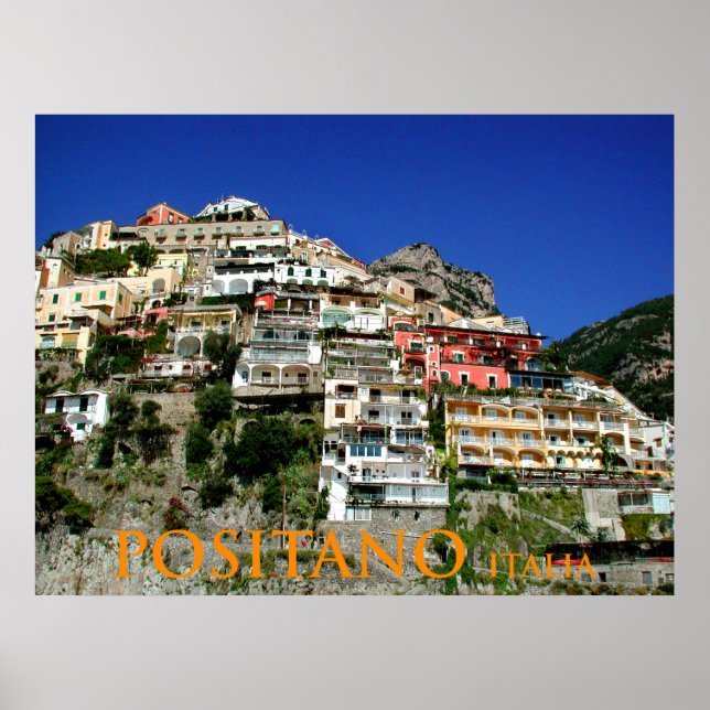 positano italia poster (Framsidan)