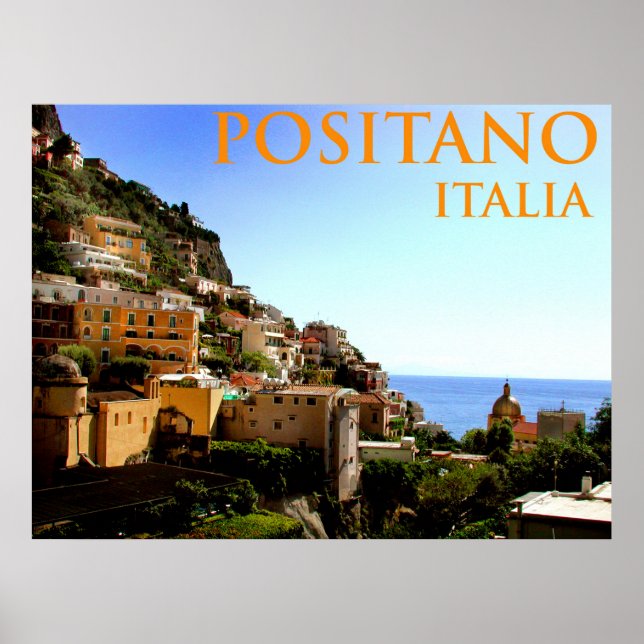positano italia poster (Framsidan)