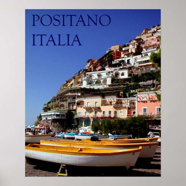 positano italia poster (Framsidan)