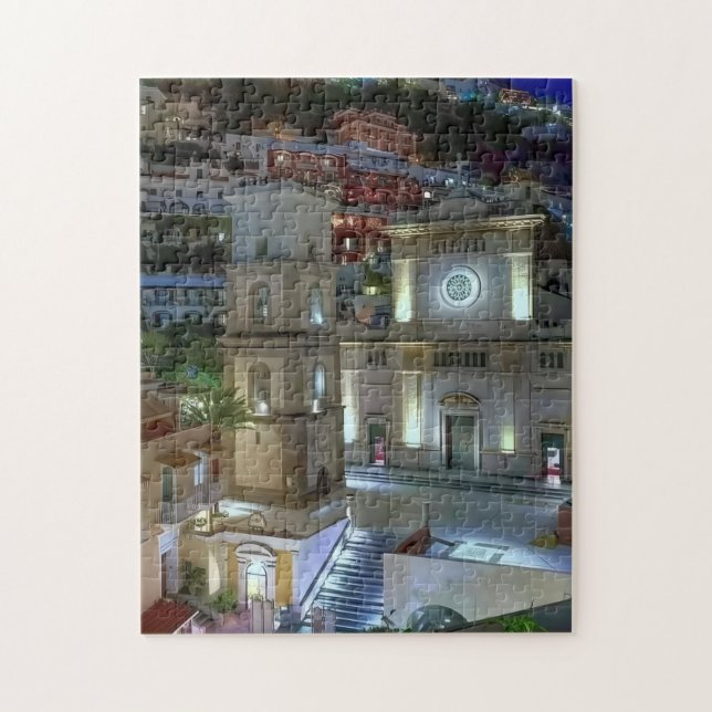 Positano, Italien 252 biet Puzzle Pussel (Vertikal)