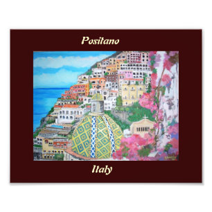 Positano italien - fototryck