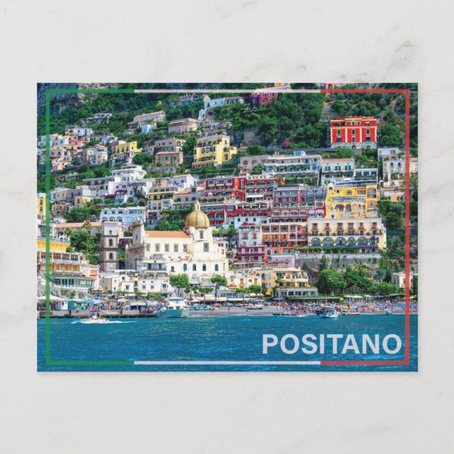 Positano - Italien Helg Vykort (Framsida)