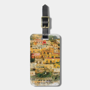 Positano Italien helgdag bagageetikett Bagagebricka