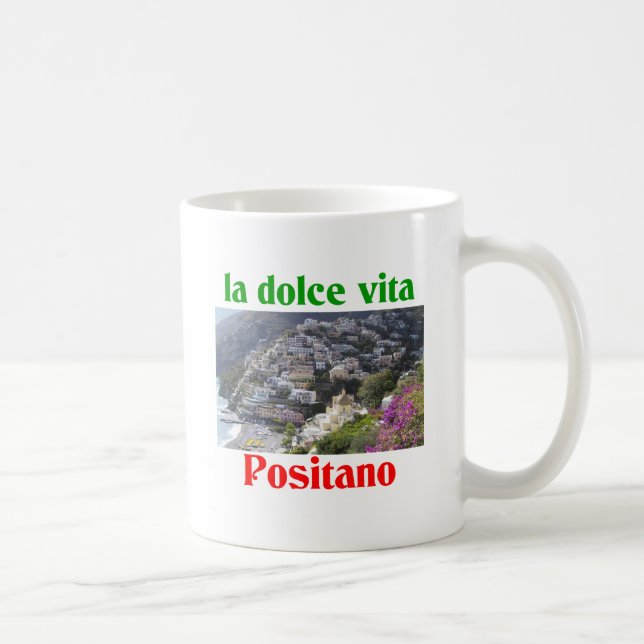 Positano italien kaffemugg (Höger)