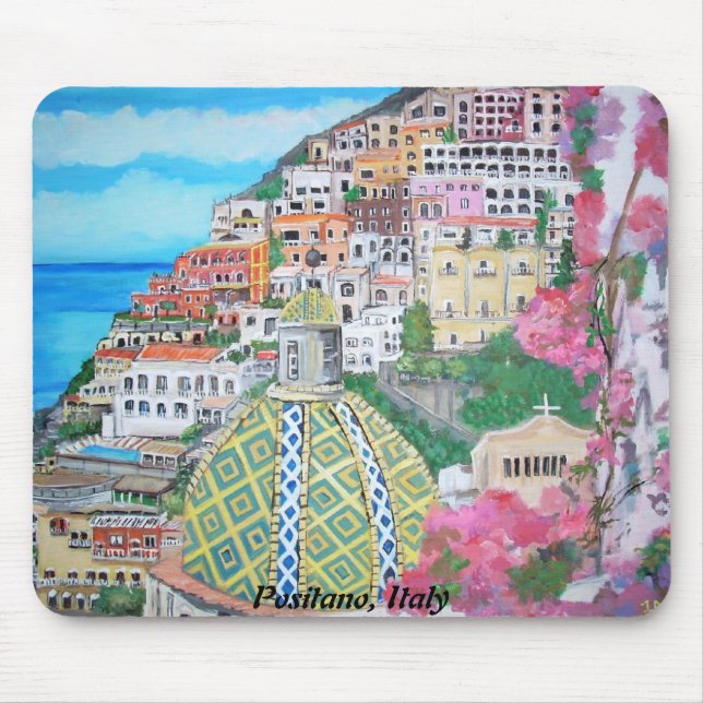 Positano italien - Mousepad Musmatta (Framsidan)