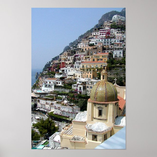 Positano-Italien Poster (Framsidan)
