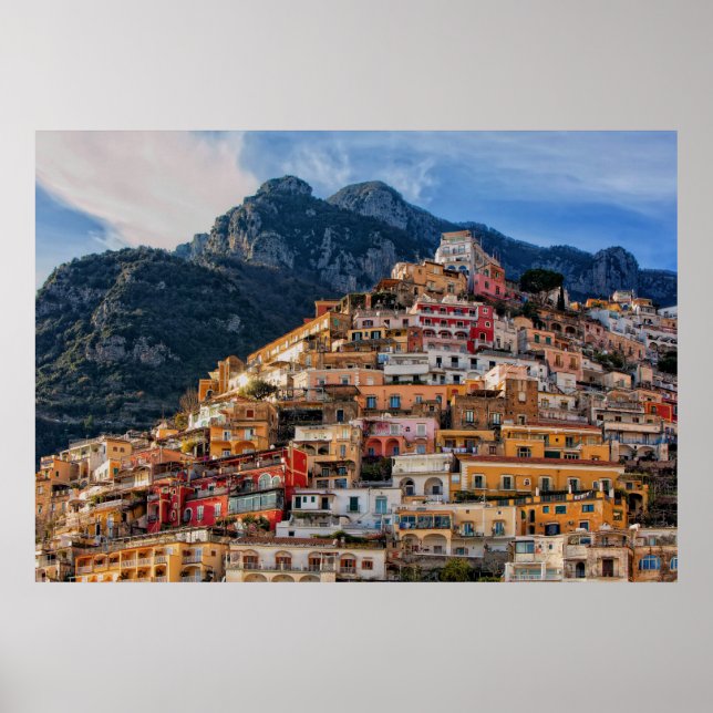 Positano, Italien Poster (Framsidan)