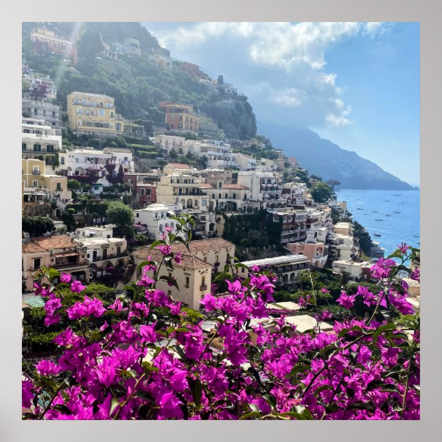 Positano-Italien Poster (Framsidan)