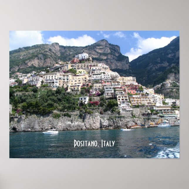Positano, Italien Poster (Framsidan)