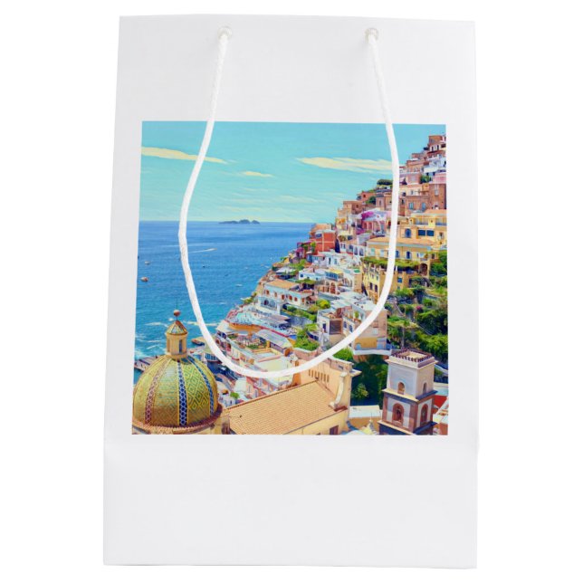 Positano Italien presentpåse (Baksidan)