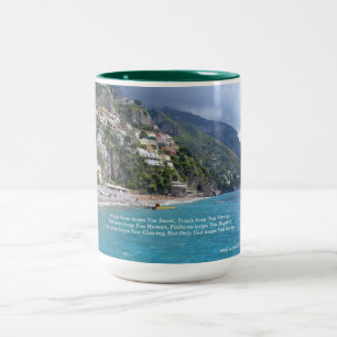 Positano italien Två-Tonad mugg