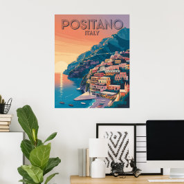 Positano Italien Vintage Resa Poster