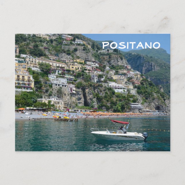 Positano, Italien Vykort (Framsida)
