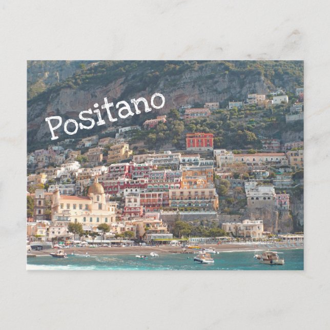 Positano, Italien Vykort (Framsida)