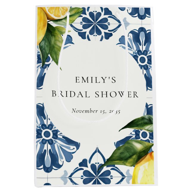 Positano Italiensk Bröllopsfest med Citrus och Cit (Framsidan)