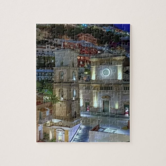 Positano, Italy 110 piece Puzzle Pussel (Vertikal)