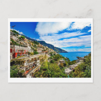 Positano-kusten Inbjudan Vykort